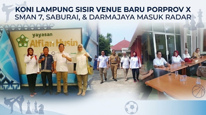 Sisir Tiga Lokasi Baru, SMAN 7 hingga Darmajaya Masuk Radar Venue Porprov X Lampung