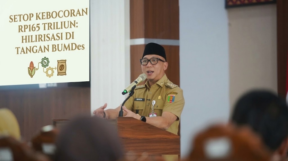 Hilirisasi Mentok 45 Persen, Mirza Senjatai BUMDes Lampung Setop Kebocoran Rp165 Triliun
