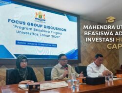 Kadin Lampung dan Beasiswa 2026: Sinergi Cetak SDM Unggul