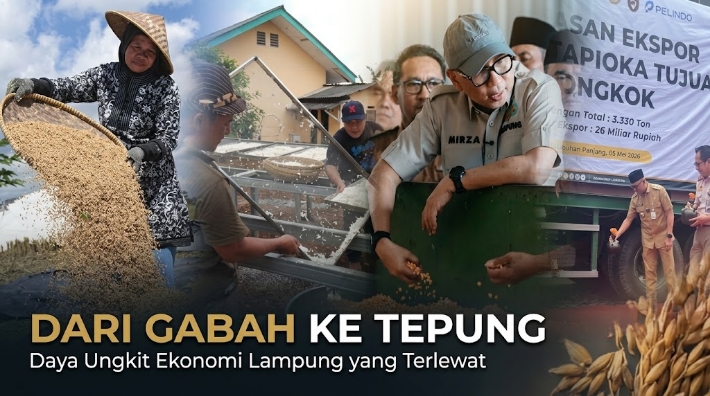 Dari Gabah ke Tepung, Daya Ungkit Ekonomi Lampung yang Terlewat