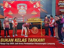 Bukan Kelas Tarkam! Disokong Fasilitas Elite, Ryuga Cup 2026 Jadi Arena Pembuktian Pebulutangkis Lampung
