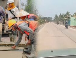 Jalan Beton Simpang Padang Ratu–Haduyang: Bukti Nyata Janji Pembangunan Lampung Tengah