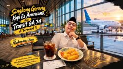 Singkong Goreng, Kopi Es Americano, dan Transit GA 74 di Terminal 3