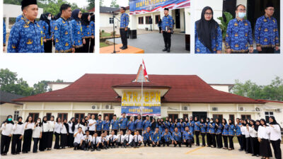 Kantor Pertanahan Kabupaten Banyuasin memperingati Hari Sumpah Pemuda ke-98 melalui upacara bendera di halaman kantor, Rabu 28 Oktober 2026.