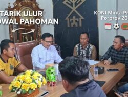 Tarik Ulur Pemakaian Pahoman, KONI Minta Dispora Amankan Jadwal Porprov dari Bhayangkara FC