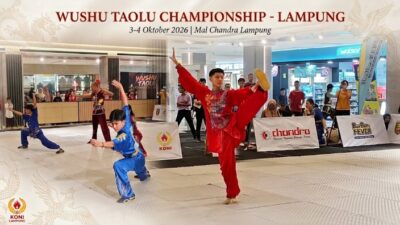 177 Atlet Jajal Matras Wushu Taolu Championship Mal Chandra Lampung
