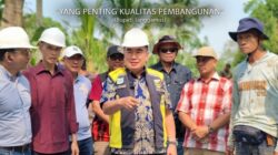 Tolak Proyek Tambal Sulam, Saleh Asnawi Sisir Langsung Pengaspalan Jalan Tanggamus
