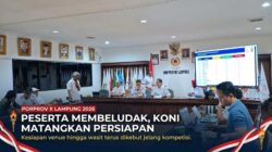 Peserta Porprov X Lampung Membeludak, Kesiapan Venue hingga Wasit Tinggal Tunggu By Name