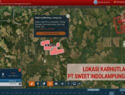 Lahan Terbakar Dekat Lintas Timur, DLH Lampung Segel Paksa Kebun PT Sweet Indolampung
