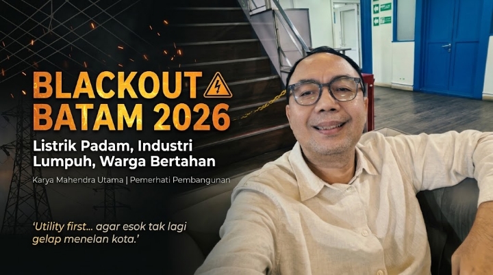 Blackout Batam 2026: Listrik Padam, Industri Lumpuh, Warga Bertahan