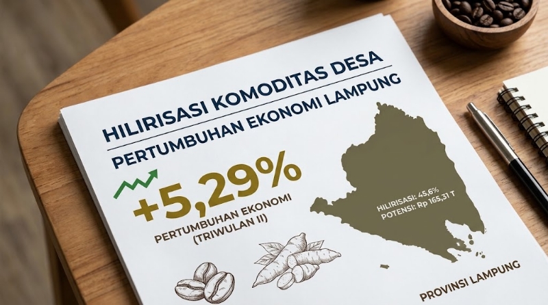 Hilirisasi Komoditas Desa Jadi Motor Pertumbuhan Ekonomi Lampung Berkelanjutan