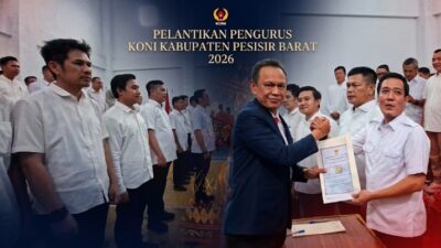 Kantongi Mandat KONI Lampung, Dedi Irawan Dituntut Bawa Atlet Pesisir Barat Lebih Kompetitif