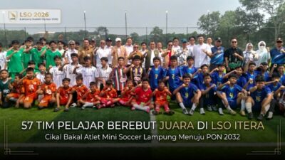57 Tim Pelajar Berebut Juara di LSO, Cikal Bakal Atlet Mini Soccer Lampung untuk PON 2032