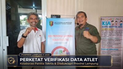 Cegah Atlet "Siluman", Panitia Porprov Lampung X 2026 Perketat Verifikasi bareng Disdukcapil