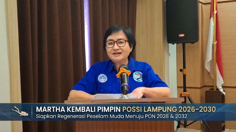 Pimpin POSSI Lampung Dua Periode, Martha Pasang Target Tinggi di PON 2028 dan 2032