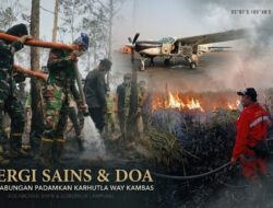 Sinergi BNPB dan Gubernur Lampung: Sains dan Doa di Balik Hujan di Way Kambas