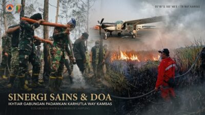 Sinergi BNPB dan Gubernur Lampung: Sains dan Doa di Balik Hujan di Way Kambas