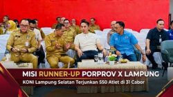 Turun di 31 Cabor Porprov X Lampung, KONI Lamsel Patok Target Runner-Up