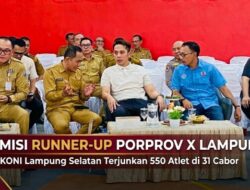Turun di 31 Cabor Porprov X Lampung, KONI Lamsel Patok Target Runner-Up
