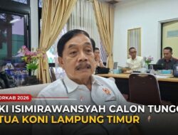 Lima Ambil Berkas Hanya Satu Bertahan, Deki Isimirawansyah Calon Tunggal KONI Lampung Timur