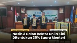 Lolos Saringan Senat, Nasib Tiga Calon Rektor Unila Kini Ditentukan 35 Persen Suara Menteri