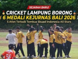 Usai Borong 6 Medali Kejurnas Bali, 5 Atlet Terbaik Cricket Lampung Masuk Skuad Penantang Timnas